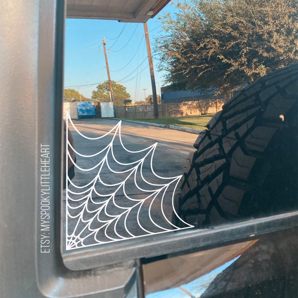 Stay Spooky, spiderweb decal, spooky bitch | Halloween decal | spooky decals, car decals, alt girl, corner spiderwebs decal, goth decals