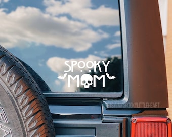Spooky Decal, Bats Decal, Skull Decal, Stay Spooky, Spooky Season, Alt mom, Alt babe, Spooky Car decals, Spooky Babe, Alternative Mom decal