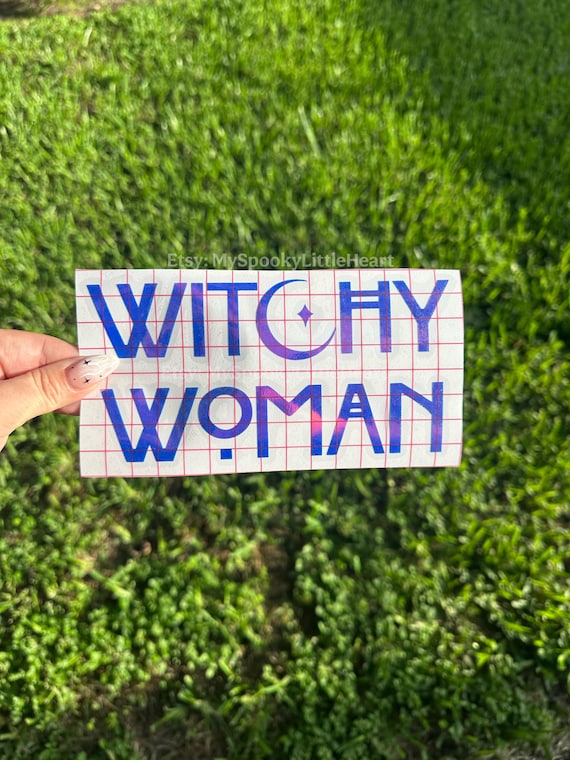 Witchy Woman, Witchy decal, Witchy Mama, Spooky decals, witchy car decals, witchy gift, car decals, bruja, head witch, witchy babe, alt girl