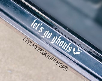 Let’s go ghouls | Get in Witches | door decal | door step decal | witch decals | Spooky Car accessories | Get in loser we’re going hexing