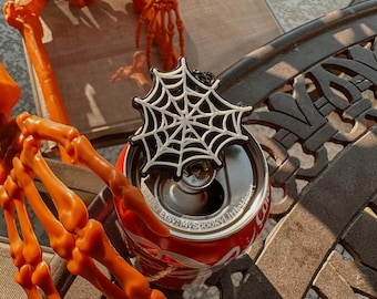 Abrelatas impreso en 3D, artículos esenciales de SummerWeen, SummerWeen, Spooky Summer, abrelatas con forma de telaraña en forma de corazón, abrelatas para uñas largas