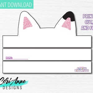 gabby dollhouse headband