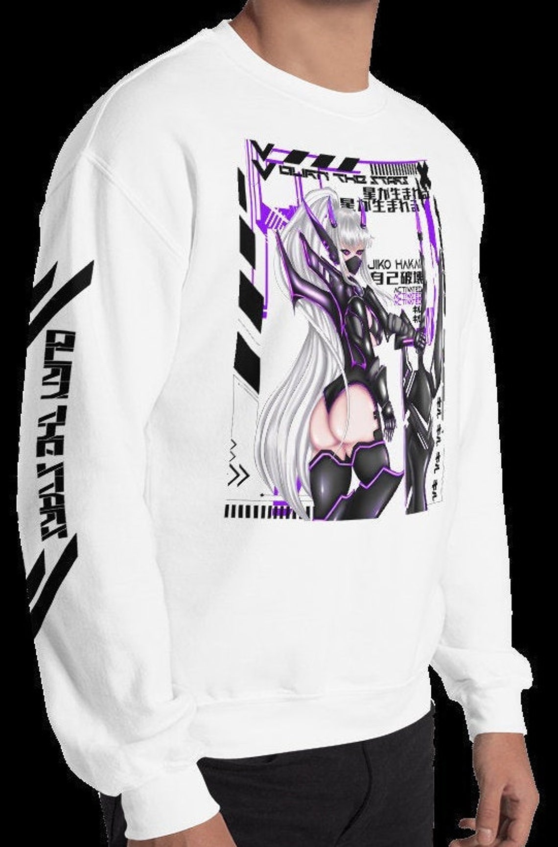 etsy anime hoodie