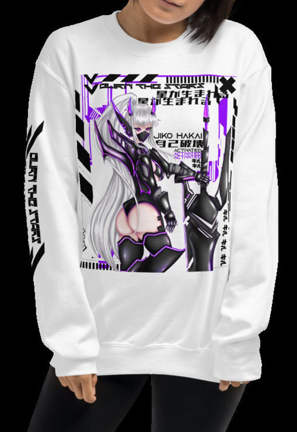 etsy anime hoodie