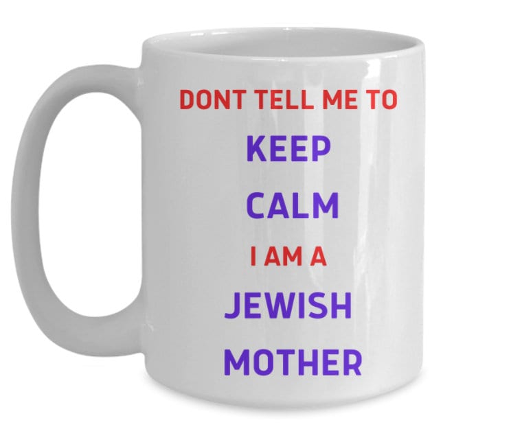 Jewish Mothers We Cant Keep Calm Weve Got Chutzpah Tea Towel 