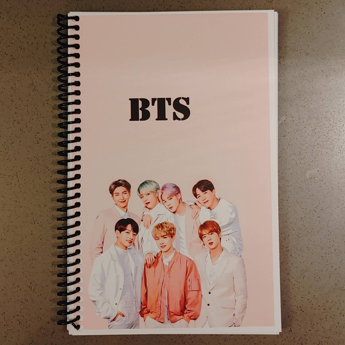 BTS Notebook Diary kpop Journal Etsy