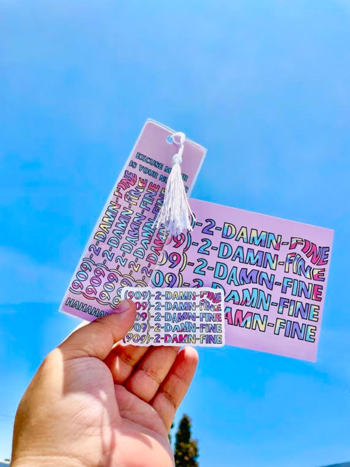 BOOKMARK 9092DAMNFINE tiktok éxito viral Etsy