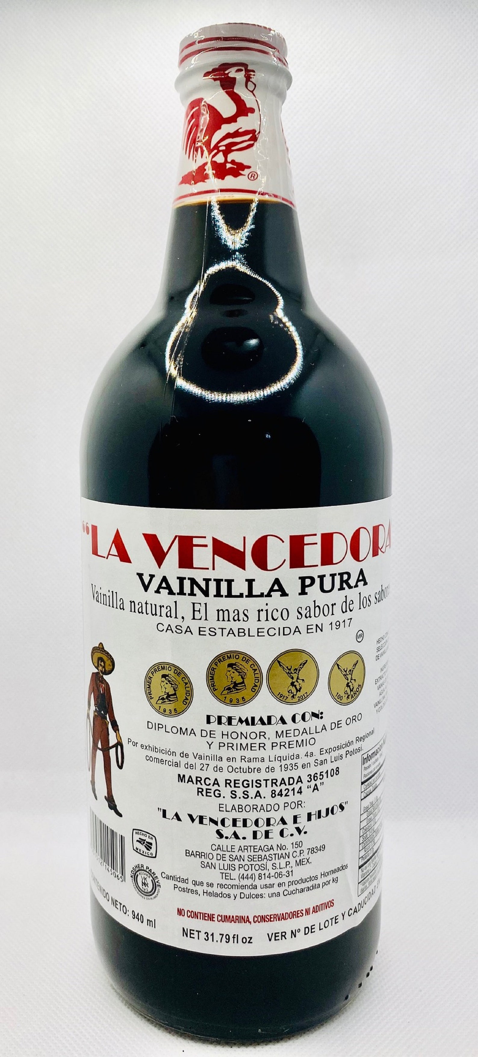 1 Glass Bottle La Vencedora Pure Mexican Vanilla Etsy