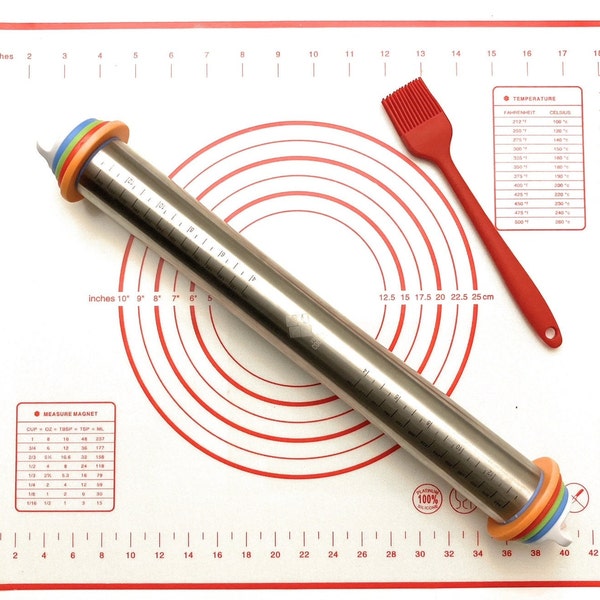 Rolling Pin Thickness Etsy