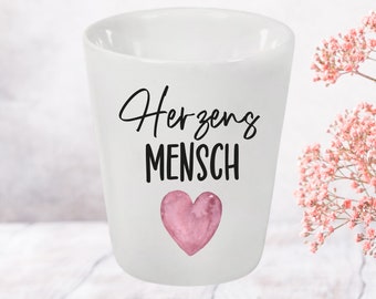 Blumentopf als Geschenk für deinen Herzmensch, Partner, Mann, Partnerin, Frau oder deine beste auf Wunsch personalisiert / Herzensmensch