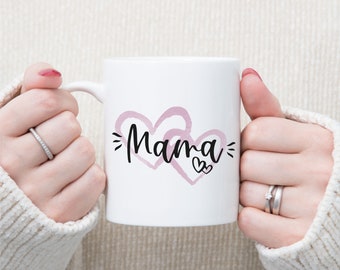 Personalisierte Tasse aus Keramik // Geschenk individuell bedruckt // personalisiert zum Muttertag // Für Mama auf Wunsch mit Namen