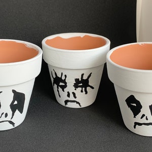 1&#39; corpse paint planter set of 3