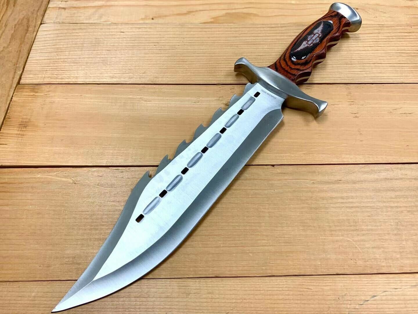 HARLEY DAVIDSON Tactical Combat Fixed Blade Bowie Knife Rambo Etsy