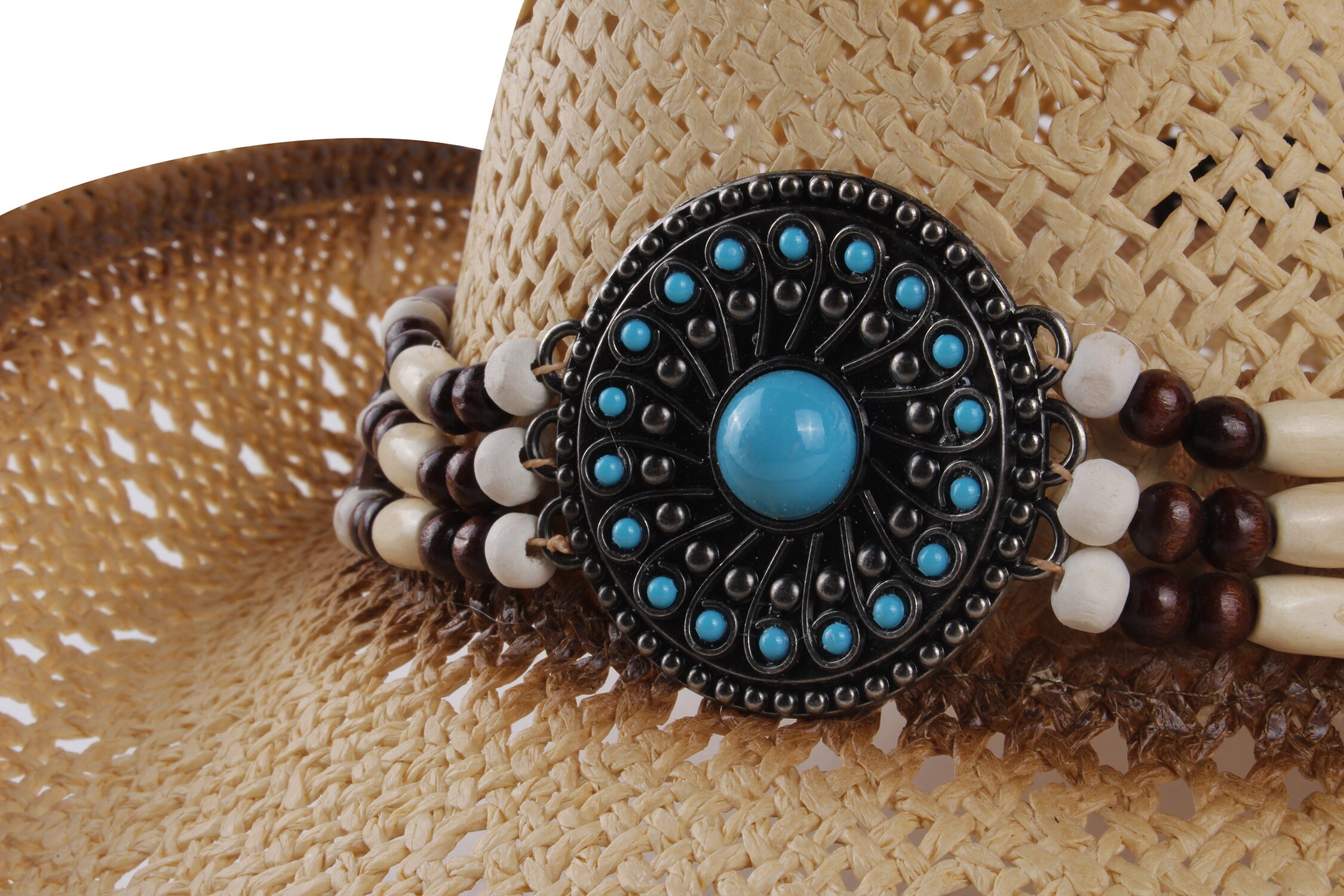 Blue Stone Cowboy Hat Summer Sun Hat 