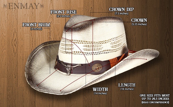 Blue Stone Cowboy Hat Summer Sun Hat 