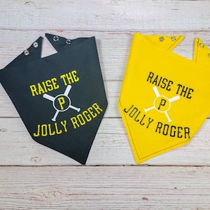 Raise the Jolly Roger Pirates Dog Bandana
