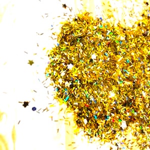Golden Stars Glitter/Sparkly Tinsel Gold Glitter Mix/Epoxy Resin/Tumblers/Gift Decor/Wedding Decor/Crafts/Body Art/Nail/Safe for Kids