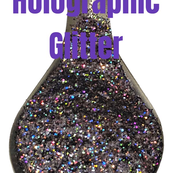 Glitter/Ash Holographic/Gray/Halloween Glitter/Decor/DIY/Cosmetic Grade/Body Art/Nails/Tumblers/Crafts/Epoxy/Resin/Glass/Safe/Silicone Mold