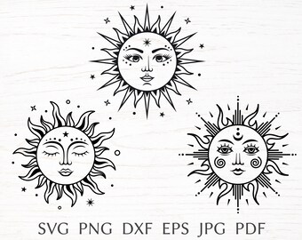 Download Sun Cut File Etsy