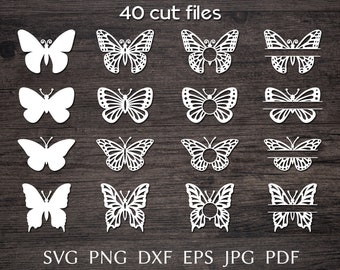 Download Split Butterfly Svg Etsy