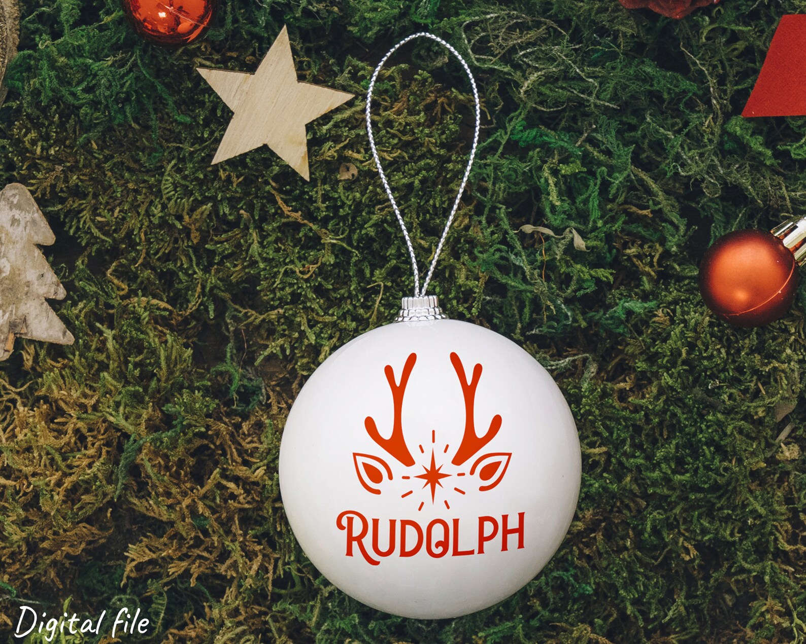 Christmas Reindeer Svg Bundle Reindeer Names Svg Cut File for Etsy