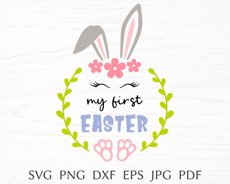 Download Easter Baby Girl Svg Bunny Ears Clipart Sublimation My First Easter Svg Cut File For Cricut My 1st Easter Svg Easter Shirt Svg Png Dxf Clip Art Art Collectibles Delage Com Br