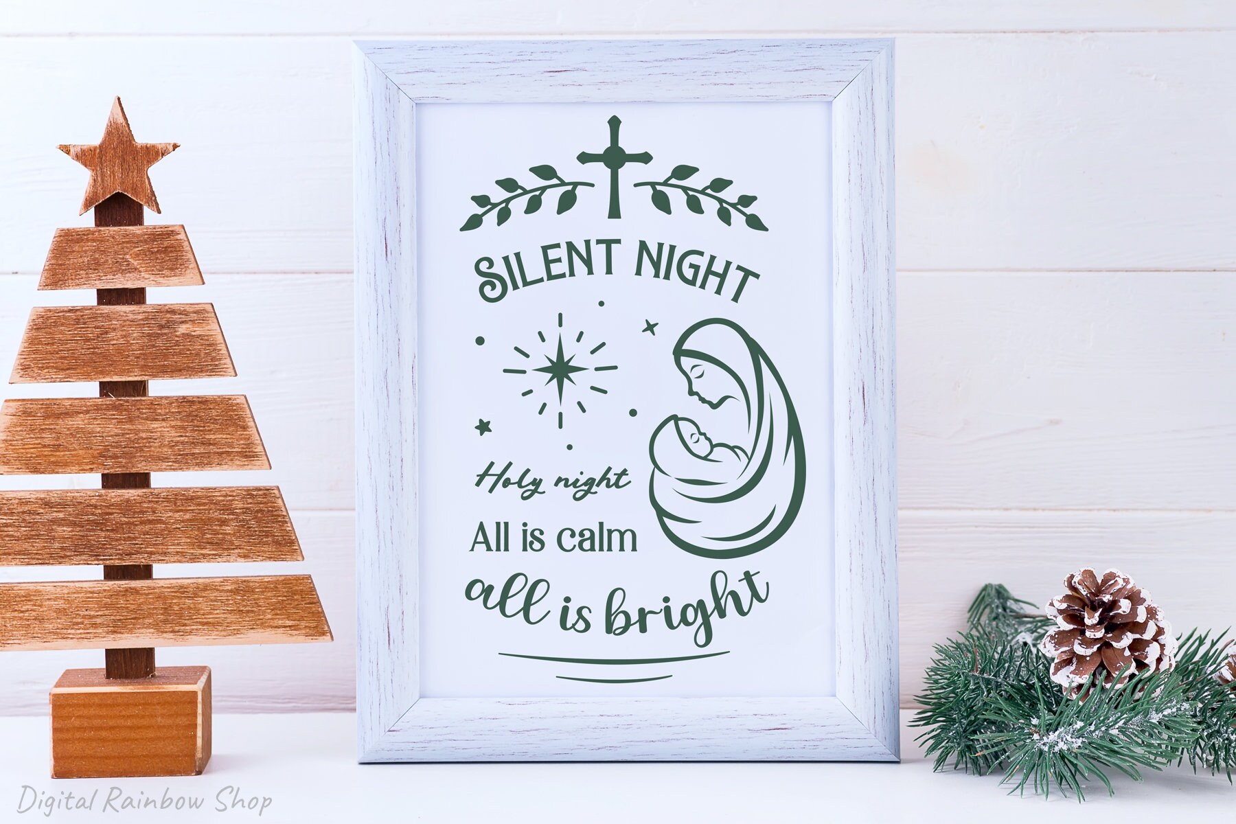 Christian Christmas Svg Bundle, Nativity Svg Cut File for Cricut, Bible ...