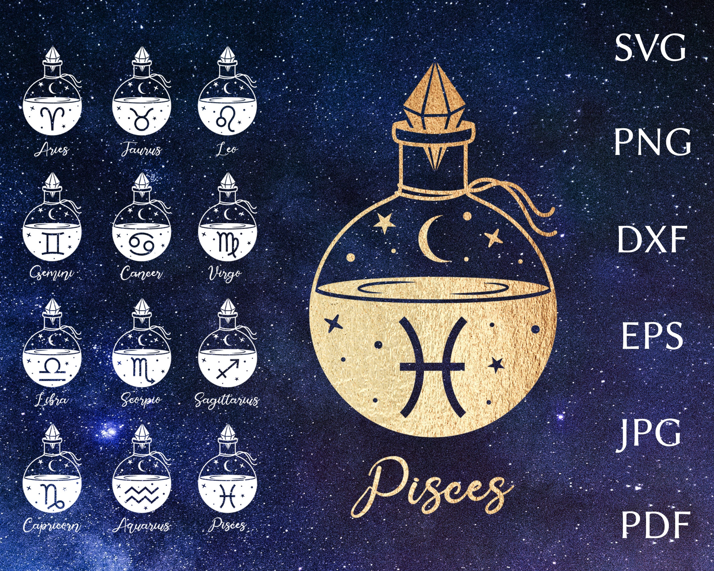 Zodiac Sign SVG Bundle Mystical Zodiac Svg Cut File for | Etsy Australia Zodiac Sign SVG Bundle Mystical Zodiac Svg Cut File for | Etsy Australia