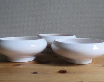 Handmade small bowl set, White, Minimalist, Scandinavian, Artisan, Farmhouse, Simple, Elegant, Cooking, Baking, Home, Traditional, Boho