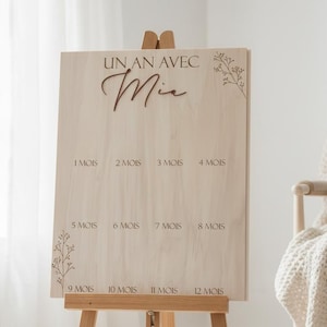 Panneau photo « ma première année »