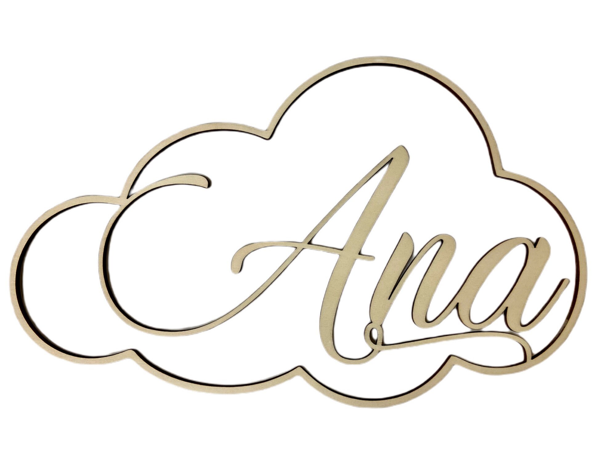 Prénom Décoration Nuage