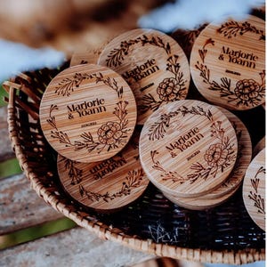 Customizable magnetic bottle opener for weddings, guest gifts, and birthdays