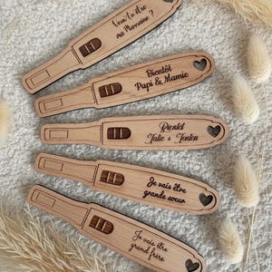 Test de grossesse, annonce grossesse personnalisé