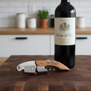 Personalisierbarer Sommelier-Korkenzieher mit Gravur