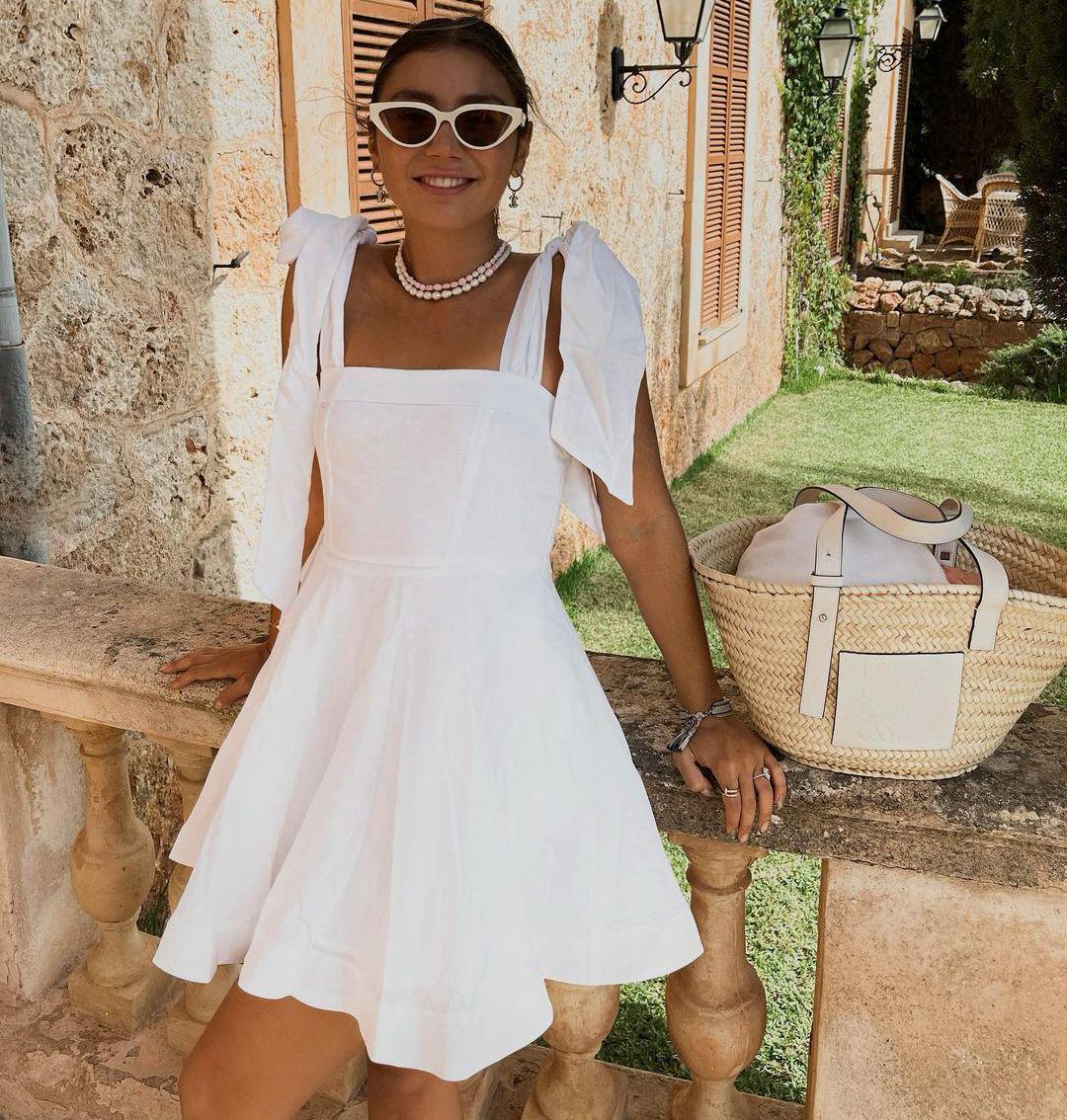 linen bow mini dress Linen Bow Mini Dress With Ties, Linen Dress Cover, Linen Cami Dress, Linen  Strap Summer Dress, Wedding Guest Dress, Vacation Dress, Plussize