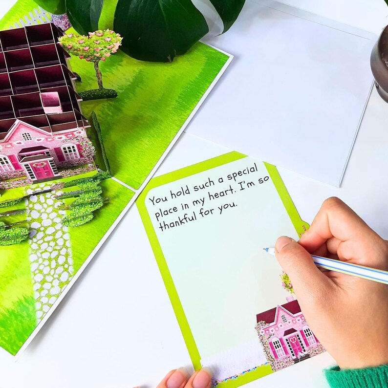 Love House Pop up Mothers Day Cards for Mom, Wife. Special Pop up Card ...