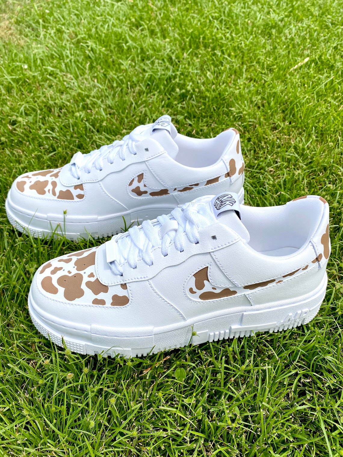 cow print air force 1