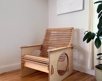 Birch Block LOUNGE CHAIR