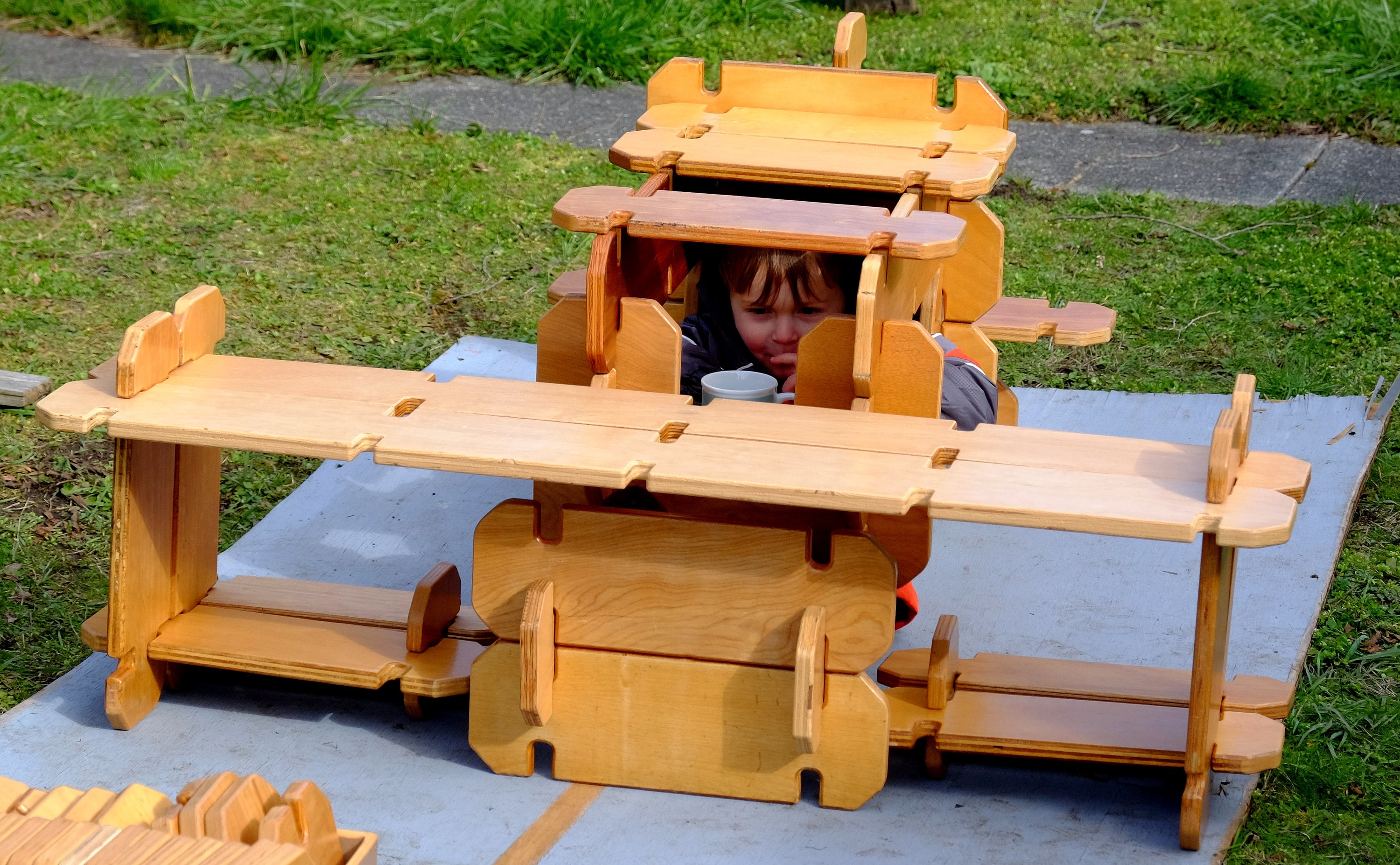 BUILDER BOARDS Playhouse building blocks creative Etsy