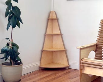 Birch Block CORNER SHELF