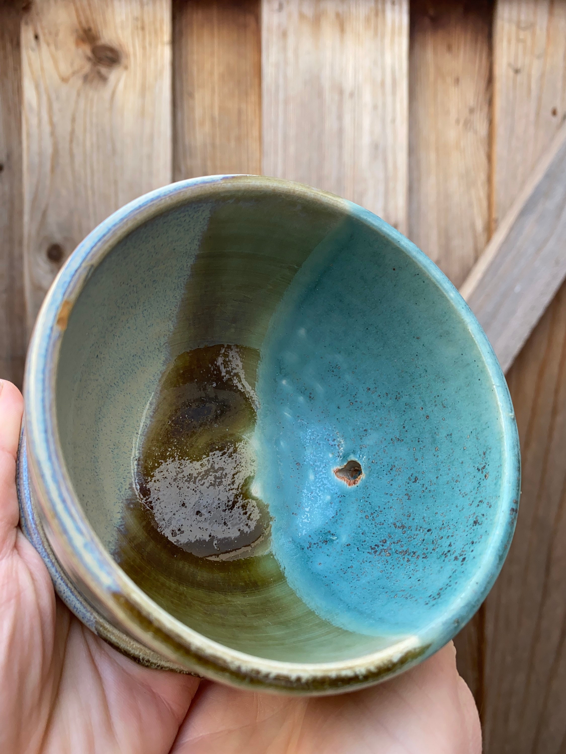 Three Toned Planter Pot with Drainage Plate Etsy