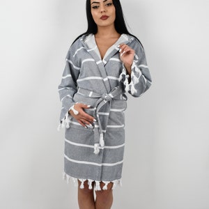 Beach Cloths, Organic Bathrobe, Chic Pajamas, Turkish Bathrobe, Cotton Kimono, Absorbent Bath Dress, Bathrobe, Terry Kimono, Bathrobe