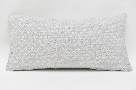Gray Case Turkish Towel Pillow 805 Home Decor Pillow Throw Pillow Chevron Cover NeckCushion 12X24 Cushion