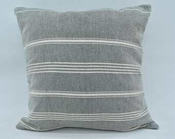 Lumbar Pillow, Turkish Pillow, Cushion Cover, Cotton Pillow, Outdoor Pillow, Gift Pillow, Both Sided Pillow, 20"x20" Pillow, Mn50x50-347