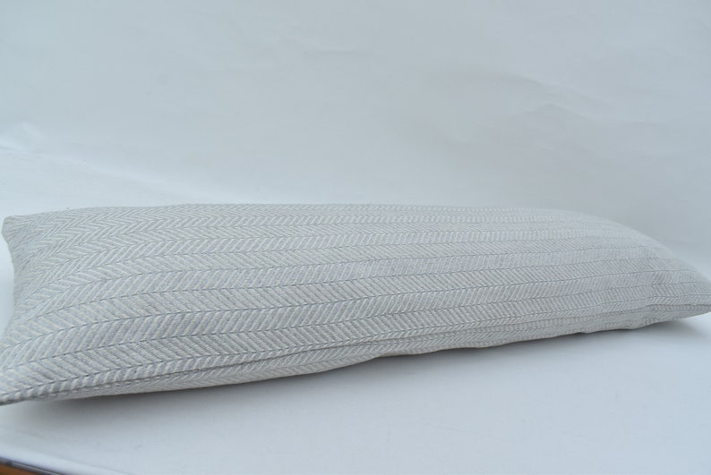 Sofa Cushion Turkish Pillow Double Sided Pillow Gray Chevron Pillow Mn30x107-70 12x42 inches Pillow Organic Cotton Pillow Soft Pillow
