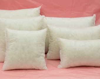 Insert ALL SIZES Pillow Insert Listing for Pillow, Pillow 16x16 - 18x18 - 20x20 - 24x24 - 32x32 - 12x20 - 12x24 - 16x24 Poly Fiber Pillows