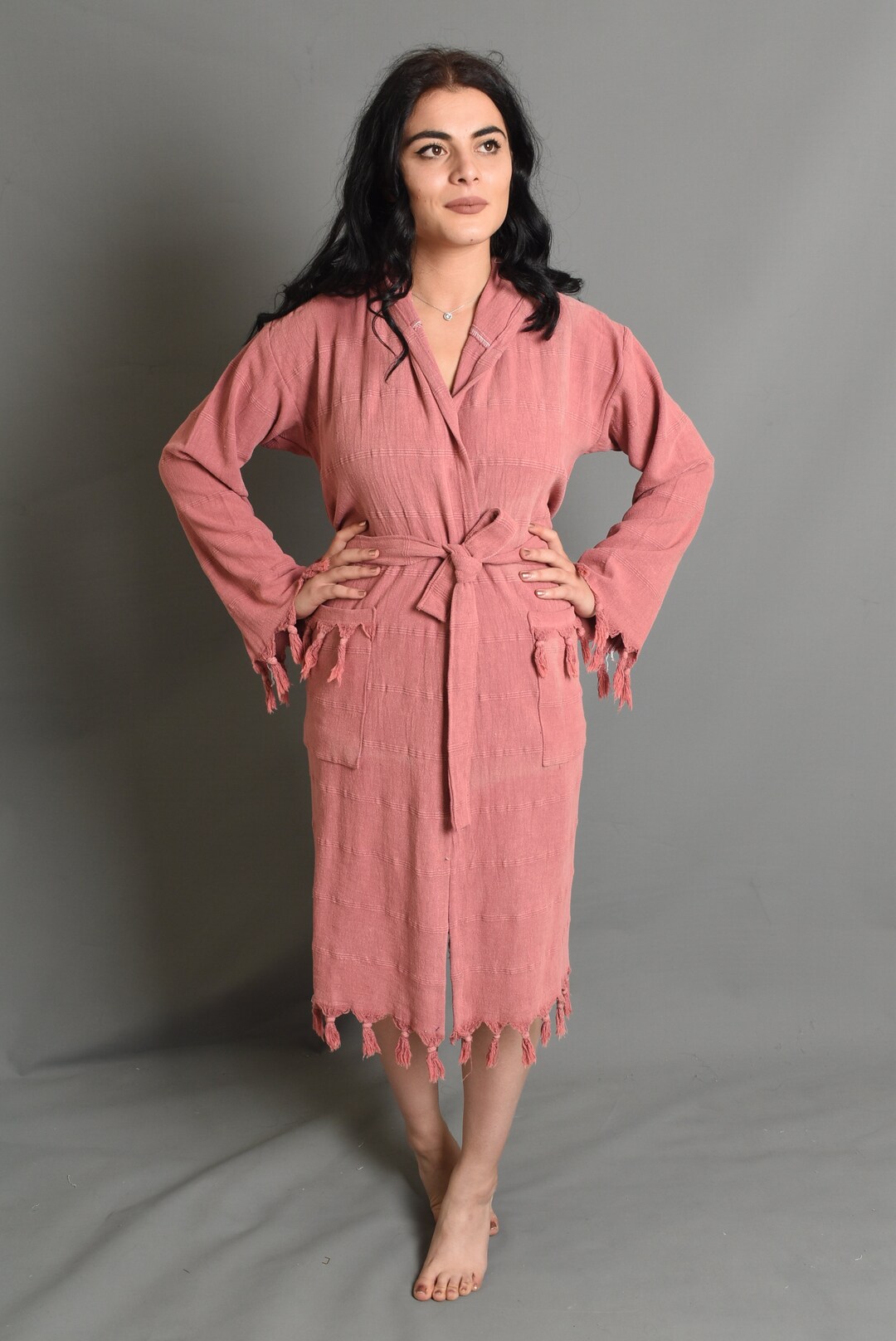 Tie Dye Bathrobe Towel Turkish Bathrobes Vermilion Pareo Robes Etsy