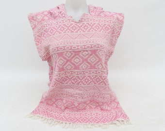 Vêtements d’été en coton doux rose, tissu de plage, paréo de plage, vêtements courts, paréo chic, paréo, vêtements d’été, paréo à motifs, drss de plage