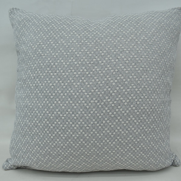 Turkish Pillow, Organic Cushion, Cotton Cushion Cover, Gift Bedroom Pillow, Both Sided Pillow, Gray Chevron Pillow, 24x24 Pillow Mn60x60-207