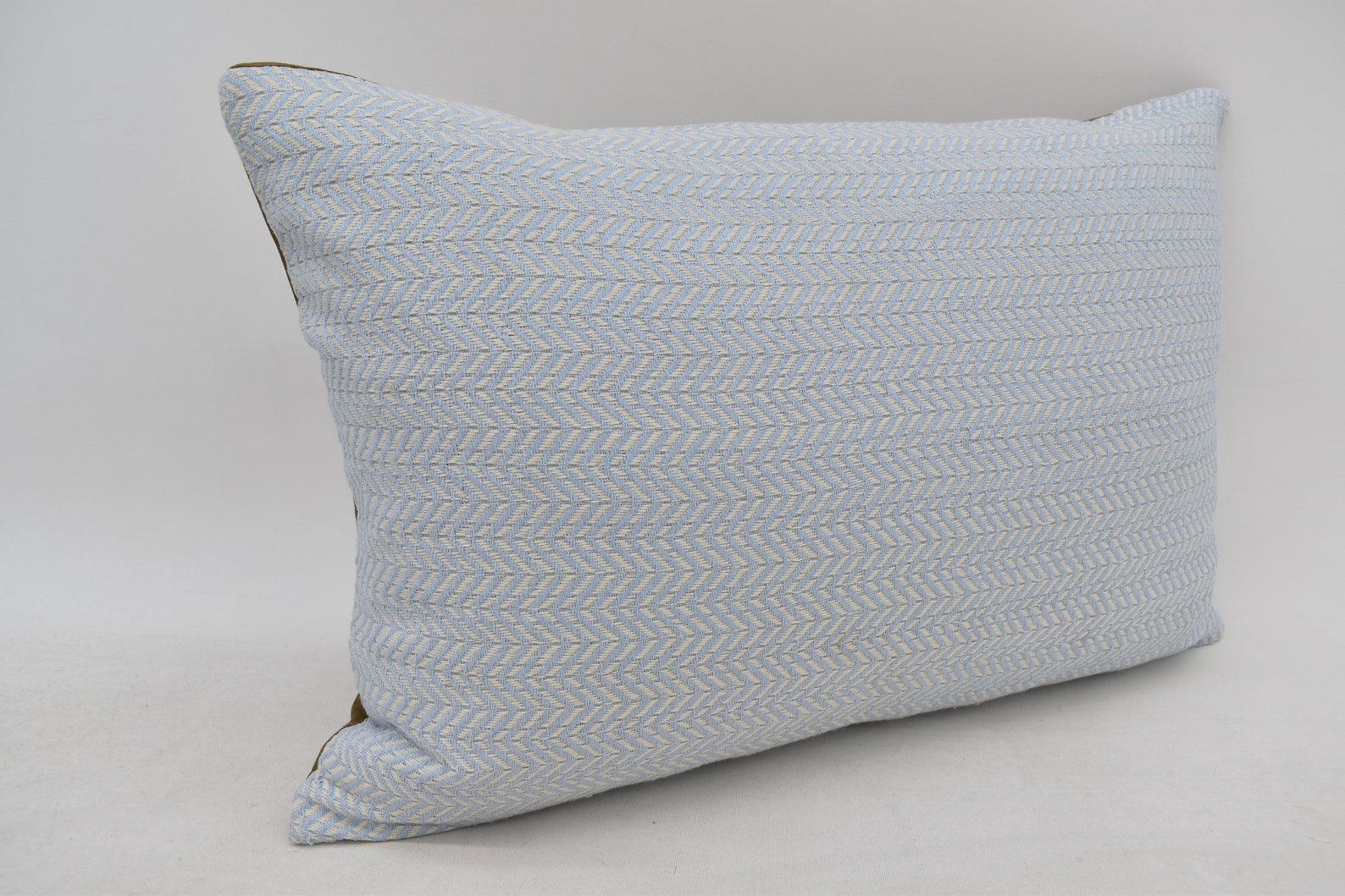 Corner Pillow Herringbone Pillow Lumbar Pillow 16x24light Etsy